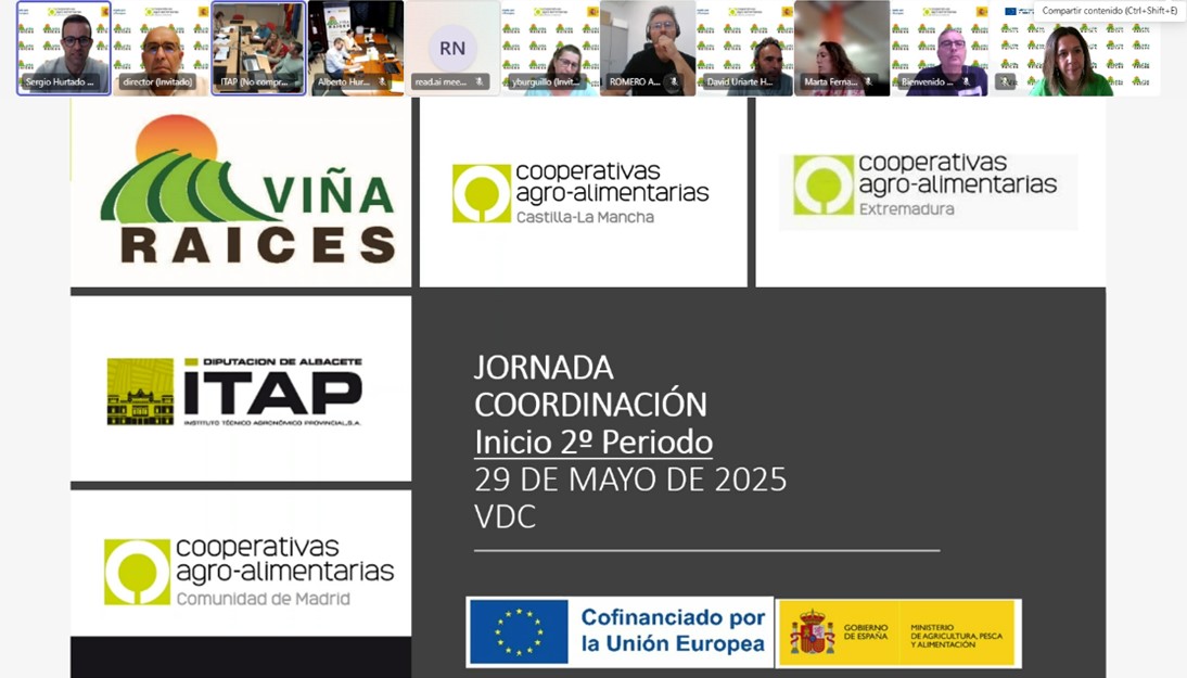 Reunión coordinación grupo operativo viña-raíces
